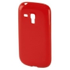 Футляр Hama H-91523 TPU для Samsung Galaxy S III mini противоскользящая поверхность пластик красный