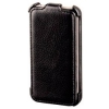 Чехол для iPhone 4/4S Hama Flap Case черный кожа (H-107110) (00107110)