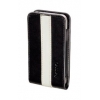 Чехол для iPhone 4 Hama Sheer черный/белый комбинированный материал (H-107100)