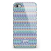 Чехол iLuv для iPhone4S Festival blue из поликарбона (ICC763BLU) (ILUV-ICC763BLU)
