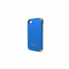 Чехол iLuv для iPhone4S Regatta blue из поликарбона+термопластик (ICC760BLU)