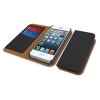 Чехол iLuv для iPhone5 Diary black кожаный премиальный (ICA7J343BLK) (ILUV-ICA7J343BLK)