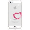 Чехол White Diamonds для iPhone5 Lipstick Heart transparent пластик Swarovski (WD-1210LIP61)