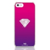 Чехол White Diamonds для iPhone5 Rainbow Pink пластик Swarovski (WD-1210RAI41)