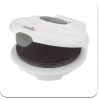 Вафельница SMILE WM 3601, 750Вт, белая, для тонких вафель, конус для рожков