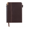 Записная книжка Cross Journal Signature A5 250 страниц в линейку ручка 3/4 коричневый AC236-2M