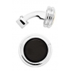 Запонки Cross Classic Black/Rodium plated (AC218-2)