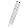 Набор Cross Century II Lustrous Chrome шариковая ручка и механический карандаш 0.7мм (350105WG)