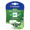Флеш Диск Verbatim 8Gb Store n Go Mini Graffiti 98163 USB2.0 зеленый/рисунок