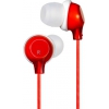Наушники вкладыши JVC Clear Colour  HA-FX22-R-E red