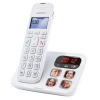 Р/Телефон Dect Sagemcom D530P белый большие кнопки и цифры, часы с подсветкой, громкая связь