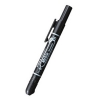 Маркер Zebra Mckie Retractable (P-YYSSZ6-BK) авт. перманентный круглый наконечник черный (мин.кол.12)