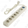 Сетевой фильтр Gembird <SPGF6-B-6PP-U Gray> <1.8м> ( 6 розеток,  2  USB  )