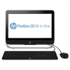 Моноблок HP Pavilion 20-b300er 20" HD+ E-series 1500/4Gb/500Gb/HD7310D 1Gb/DVDRW/W8EM64/250cd/1000:1 1600*900/Web/клавиатура/мышь /Beats audio/USB3.0 (D7E40EA)