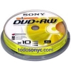 Диск DVD+RW Sony 4,7Gb 4x Cake Box (10шт) 10DPW120ASP