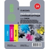 Картридж струйный Cactus CS-BCI24CL многоцветный (12.6мл) для Canon S200/S200x/S300/S330/S330/Photo i250/i320/i350/i450/i455/i470D/i475D/SmartBase MPC190/200 Photo/MP360/370/390/Pixma MP110/130/iP1000/iP1500/iP2000