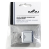 Рулетка для бейджа Durable 8328-23 80см карабин квадратный металл хром (упак.:1шт) (мин.кол.5)