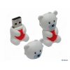 Внешний накопитель 16GB USB Drive <USB 2.0> ICONIK Мишка Белый УМКА (RB-BEARW-16GB)