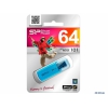 Внешний накопитель 64GB USB Drive <USB 2.0> Silicon Power Helios 101 Blue (SP064GBUF2101V1B)