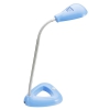 Светильник настольный Бюрократ DEL-010LBlue голубой светодиодный (LED) 3Вт 300 Лм