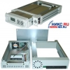 Мобильное шасси для HDD 3.5 IDE <MR-KP2F-133-T-LCD-AL> HOT SWAP, 2 вент., UDMA133, LCD, ALUMINUM, OVERHEAT.ALARM