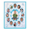 Фоторамка Hama H-65123 Baby Gallery 1 фото 9х13см + 12 фото 3.5х4.5см металл голубой  (00065123)