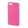 Футляр Hama H-118905 Slim Glitter для  iPhone 5 ультра тонкий 0.4 мм  пластик розовый (00118905)