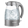 Чайник электрический Vitek VT-1112-02 1.7л. 2200Вт серый (корпус: стекло) (1112-VT-02)