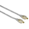 Кабель FireWire Hama 4p/4p (m-m) 2m позолоченные контакты High Quality прозрачный (H-45038)