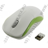 Genius NS-6000 <White&Green> Wireless Optical (RTL)  USB 3btn+Roll (31030089105)
