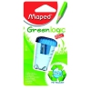Tочилка Maped Greenlogic 1 отверстие с прозрачным контейнером экологичная из переработанного сырья (047110) (мин.кол.15)