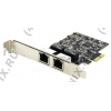 STLab N-380 (RTL) PCI-Ex1 Dual Port  Gigabit LAN Card