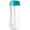 Стакан для горячих напитков Bobble 044BOBHBL Hot 450мл двойная стенка крышка голубая (BOBBLE_044BOBHBL)