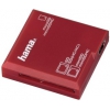 Кардридер Hama H-91095 SD всех стандартов All in One USB 2.0 поддерживает SDXC красный  (00091095)