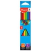 Карандаши цветные Maped Color'Peps из липы треугольные ударопрочный грифель в картонном футляре 6 цв (832002) (мин.кол.24)
