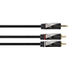 Кабель аудио Avinity H-107535 Jack 3.5 (m)/2хRCA (m) 2м. Позолоченные контакты черный (00107535)