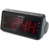 Радиобудильник Rolsen CR-140 черный LED подсв:красная часы:цифровые AM/FM/SW (1-RLDB-CR140)