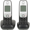 Р/Телефон Dect Gigaset A415 Duo черный (труб. в компл.:2шт) АОН