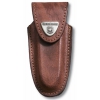 Чехол из нат.кожи Victorinox Leather Belt Pouch (4.0533) коричневый с застежкой на липучке блистер
