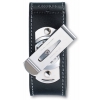 Чехол из нат.кожи Victorinox Leather Belt Pouch (4.0520.31) черный с застежкой на липучке/повор.креп.на ремень без упаковки