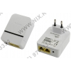 D-Link <DHP-329AV /A1A> Powerline AV+ 2-Port Mini Starter Kit (2 адаптера,  2UTP  10/100Mbps,  200Mbps)