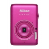 PhotoCamera Nikon CoolPix S02 pink 13.2Mpix Zoom3x 2.5" 1080 7.3Gb CCD IS opt TouLCD Li-Ion (VNA452E1)