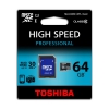 Флеш карта microSDXC 64Gb Class10 Toshiba SD-C064UHS1(6A + adapter