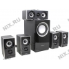 Колонки Nakatomi CS-51 Black (5x15W+Subwoofer 25W,  дерево, ПДУ)