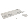 SVEN Wireless Combo Set Elegance 5900<White>(Кл-ра, М/Мед, USB,FM+Мышь 6кн,  Roll, FM)