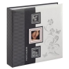 Фотоальбом Hama H-10617 Fascinate 10x15/200 23x23 100 страниц белый/черный  (00010617)
