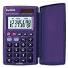 Калькулятор карманный Casio HS-8VER-S-GH 8 разрядов темно-синий двойное питание защитная крышка
