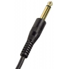 Микрофон. Hama H-46065 DM65 90 Гц-10 кГц -76 дБ 6.3мм Jack моно+адапт.6.3/3.5мм5.0 м черн/золотистый (00046065)