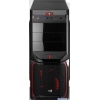 Корпус Aerocool [PGS-V] V3X Advance чёрно-красный , ATX, без БП, 1х USB 3.0 + 1х USB 2.0, в комплекте 1х 120мм red LED + 1x 80мм black fan. (4710700957400)