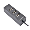 Концентратор USB 2.0 Ginzzu GR-474UB (4 порта, 1.1м кабель)